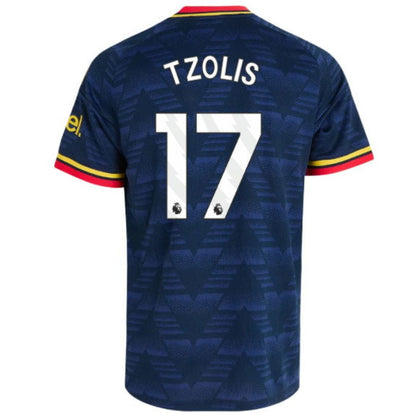 Arsenal Gunners 2026/27 Tzolis #17 Away Jersey Shirt