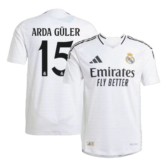 Real Madrid 2024/25 Arda Güler #15 Home Jersey Shirt