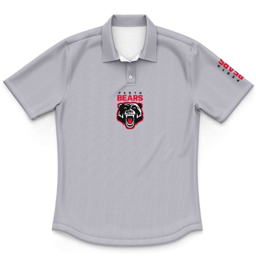Perth Bears 2027 Kids Grey Supporters' Polo Shirt