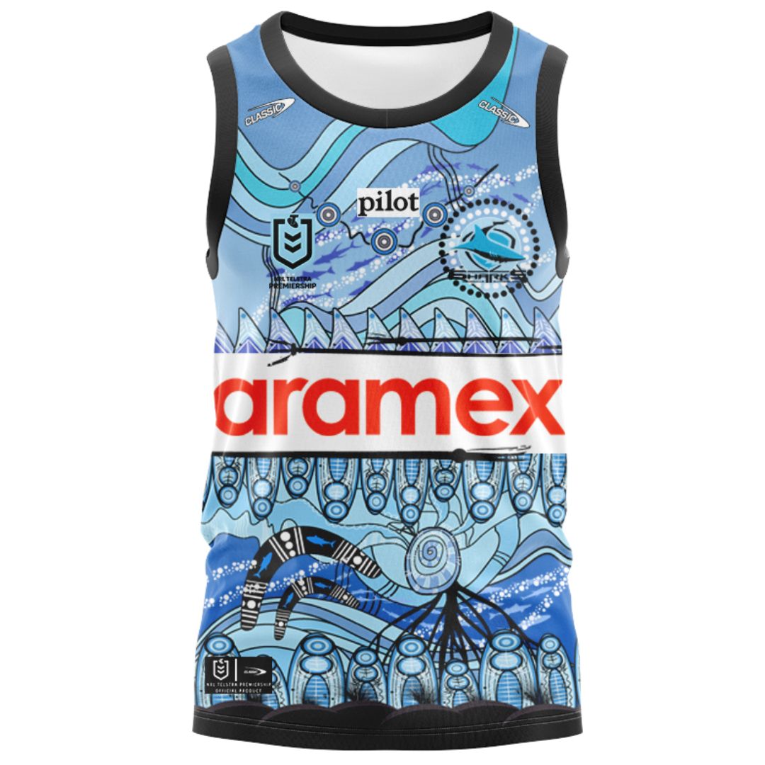 Cronulla Sutherland Sharks 2026 Indigenous Singlet