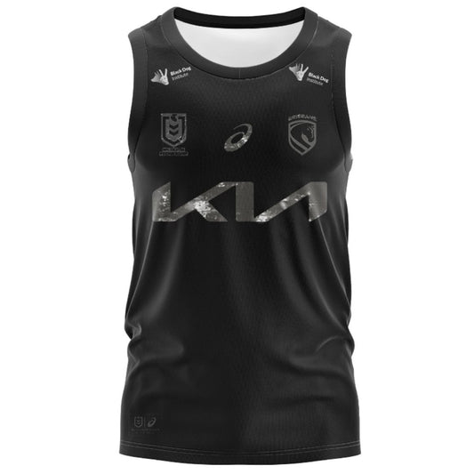 Brisbane Broncos 2026 Black Singlet