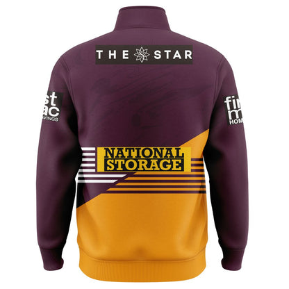 Brisbane Broncos 2024 Home Jacket with Zipper