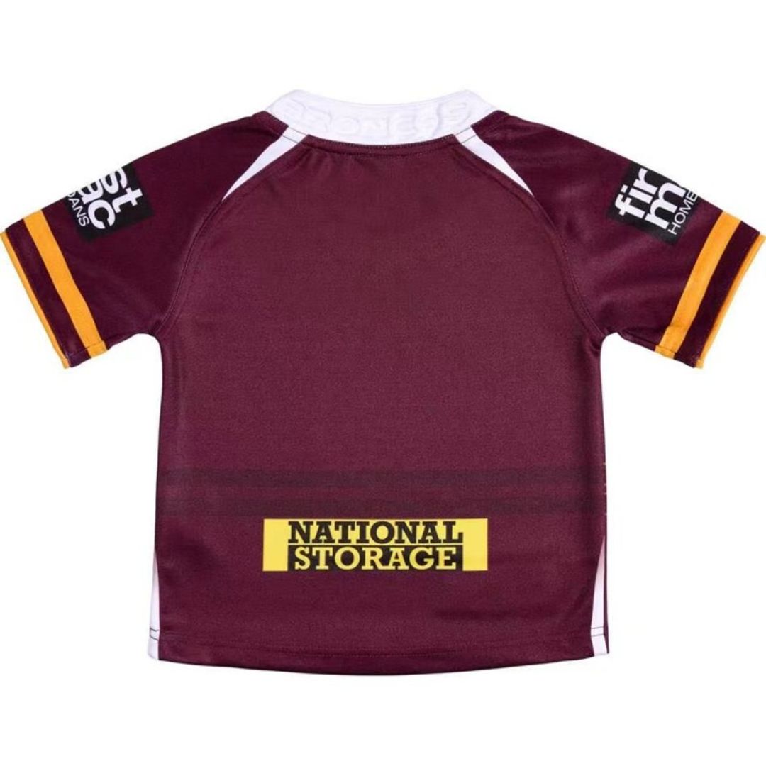 Brisbane Broncos 2025 Kids Home Jersey and Shorts Kit