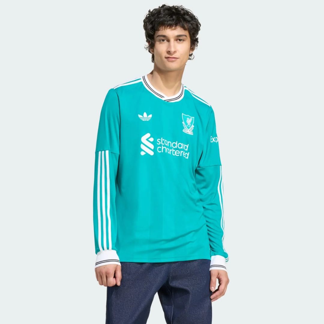 Liverpool 2025/26 Player's Edition Long Sleeve Third Jersey Shirt