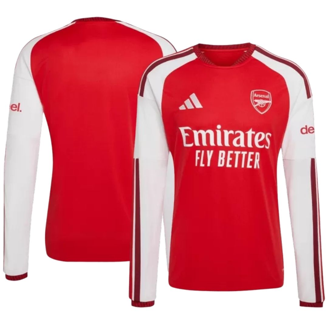 Arsenal Gunners 2026/27 Long Sleeve Home Jersey Shirt