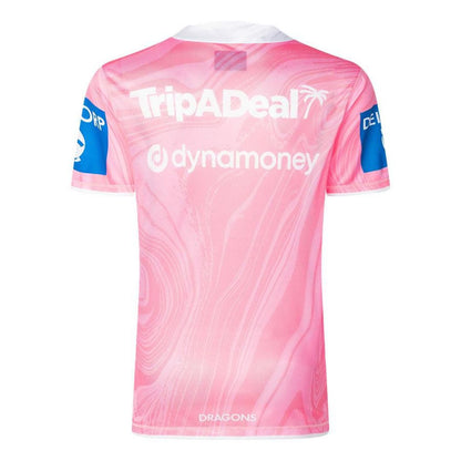 St George Illawarra Dragons 2025 Pink Training Shirt