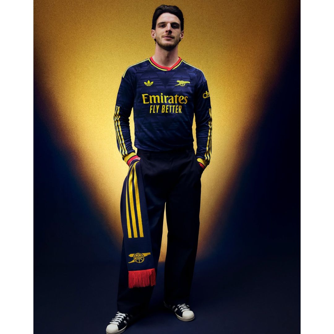 Arsenal Gunners 2026/27 Players Edition Long Sleeve Away Jersey Shirt
