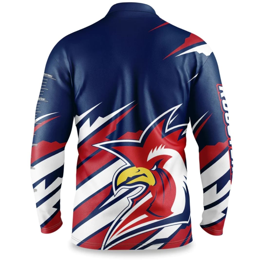 Sydney Roosters 2024 Long Sleeve Ignition Fishing Shirt