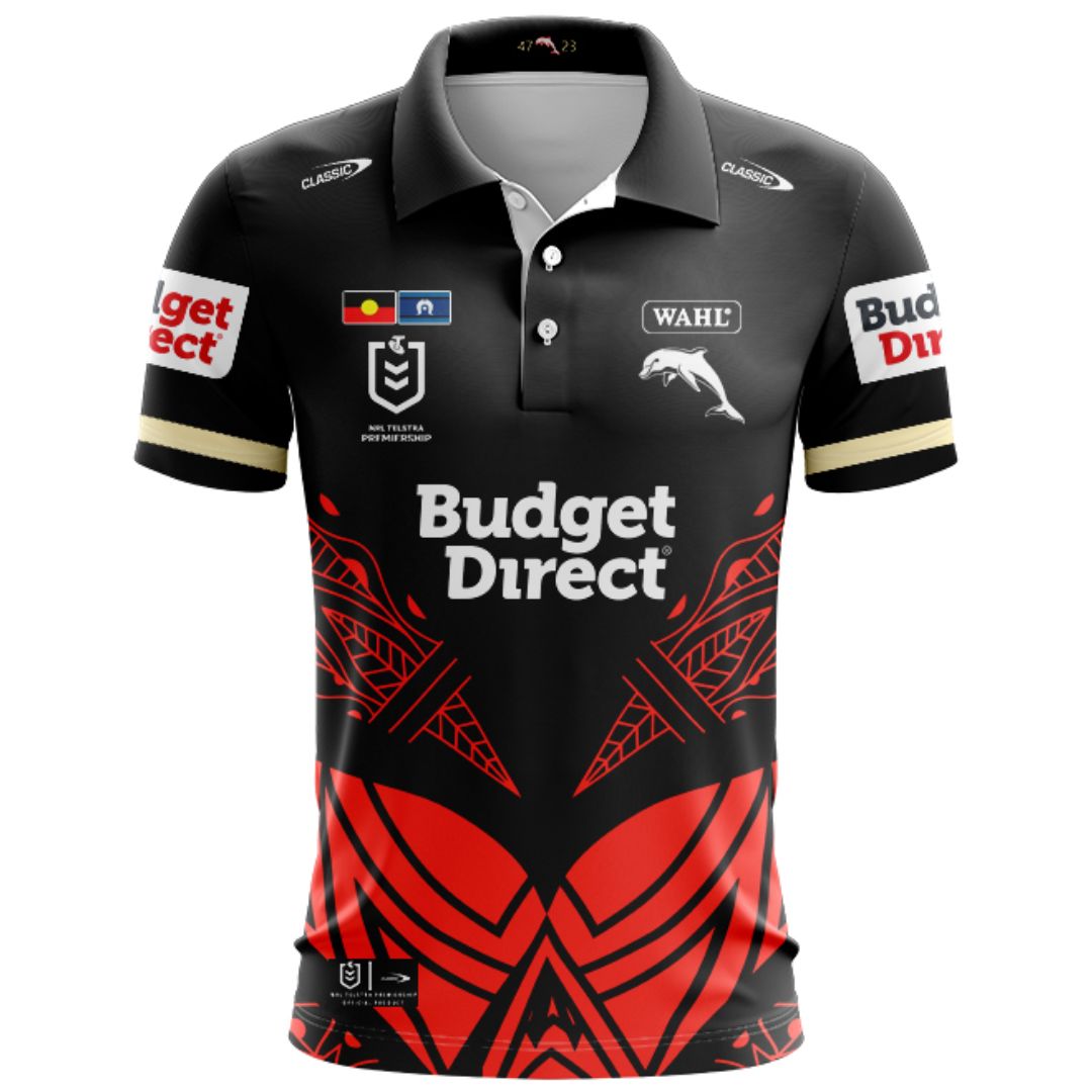 Redcliffe Dolphins 2026 Indigenous Polo Shirt