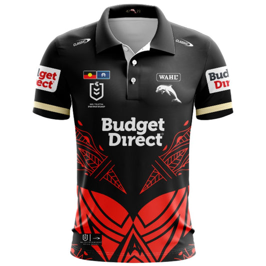 Redcliffe Dolphins 2026 Indigenous Polo Shirt