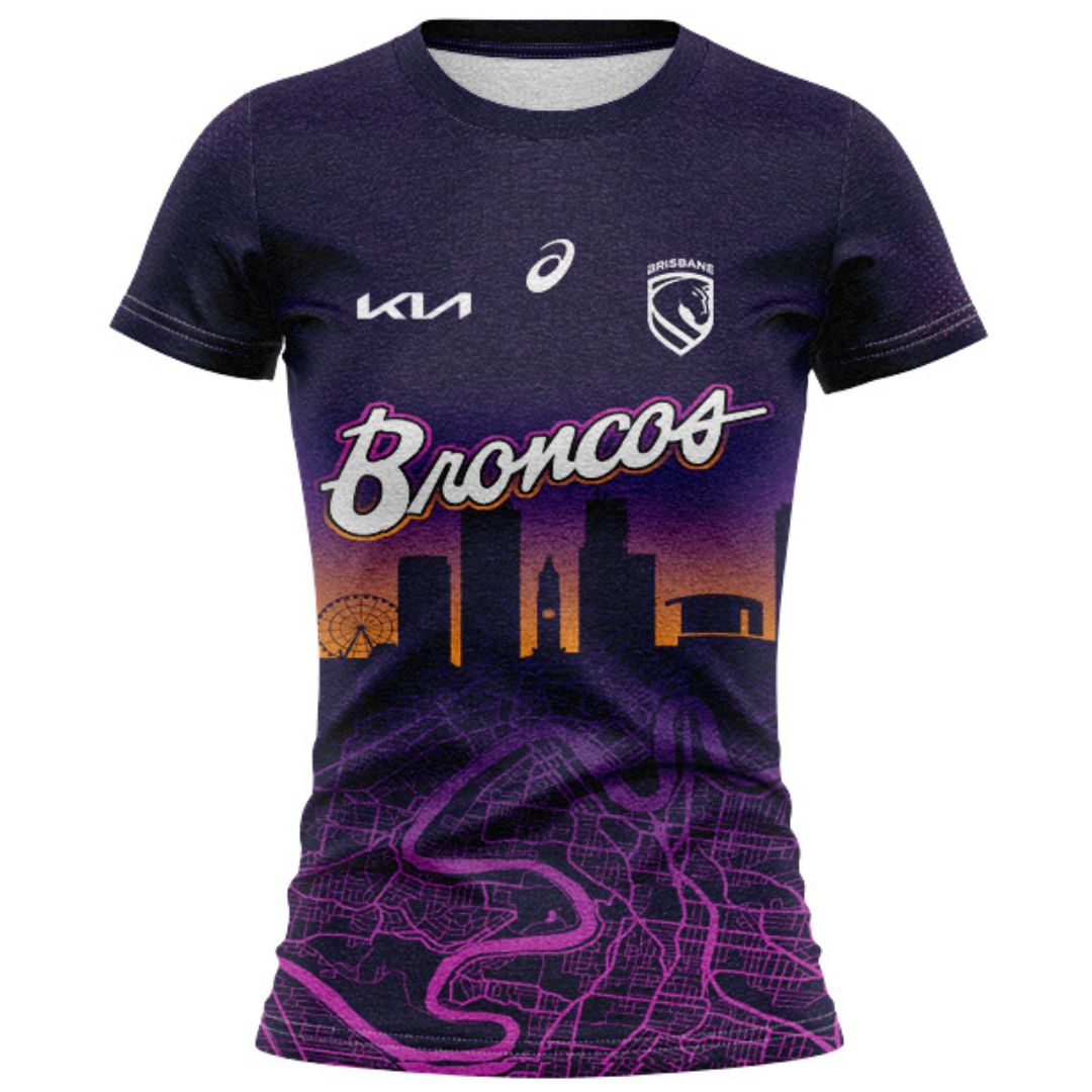 Brisbane Broncos 2026 Women's Run Out Shirt