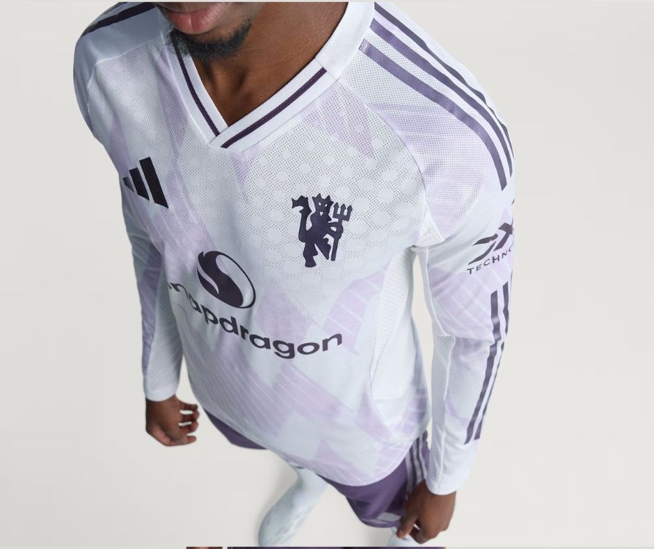 Manchester United 2025/26 Long Sleeve Player's Edition Away Jersey Shirt