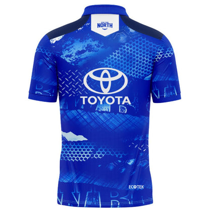 North Queensland Cowboys 2026 Blue Training Polo Shirt