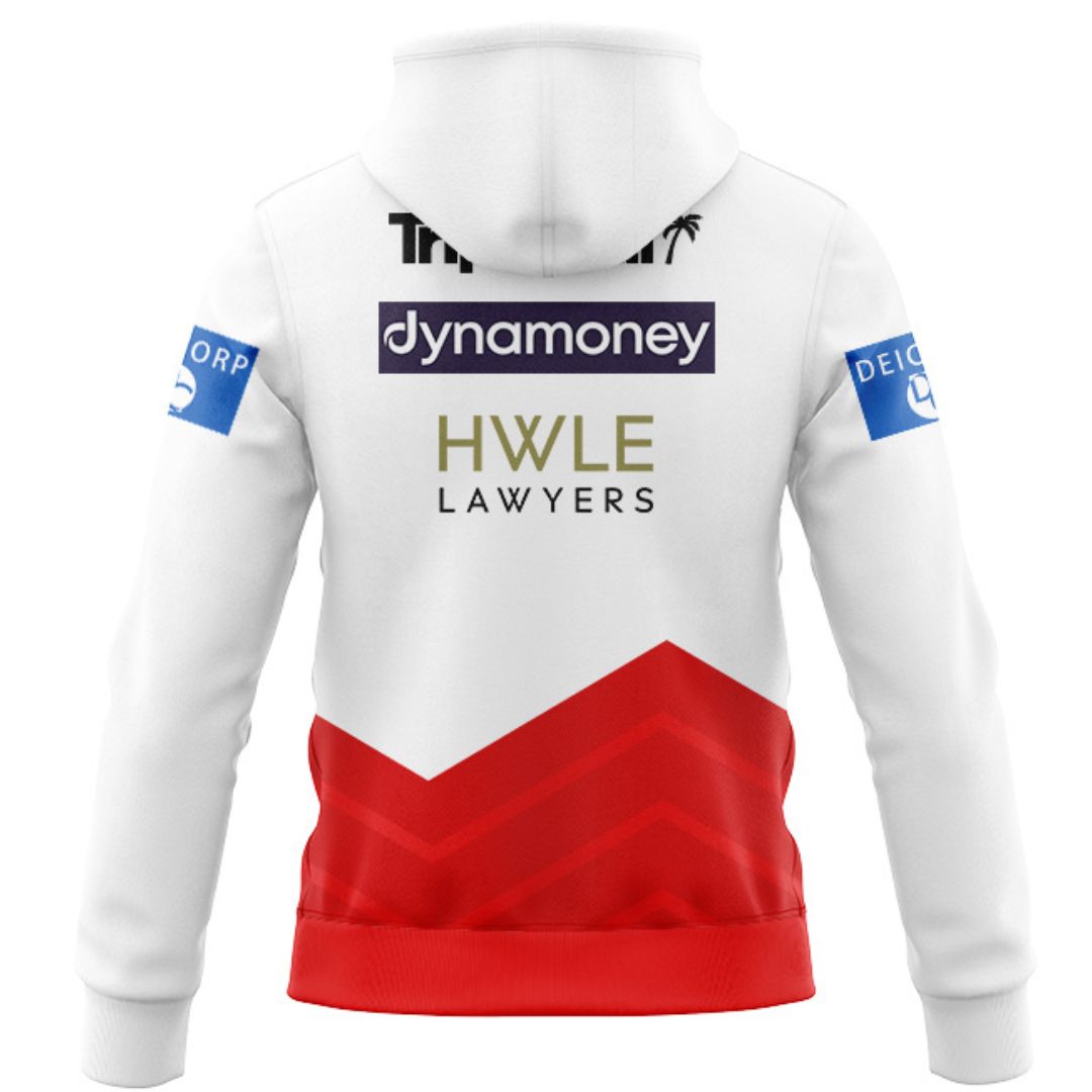 St George Illawarra Dragons 2026 White Training Hoodie