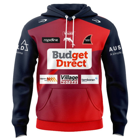 Redcliffe Dolphins 2026 Red Training Hoodie