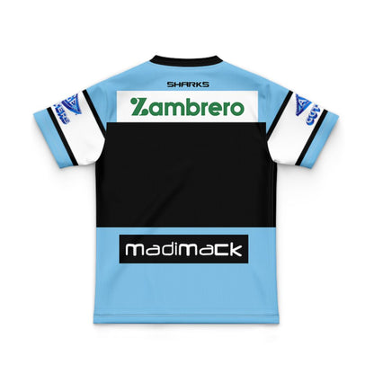 Cronulla Sutherland Sharks 2026 Kids Home Jersey