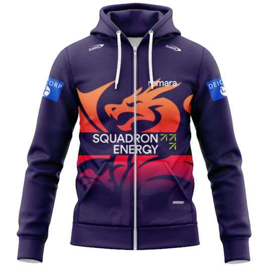 St George Illawarra Dragons 2026 Warm Up Hoodie with Zipper