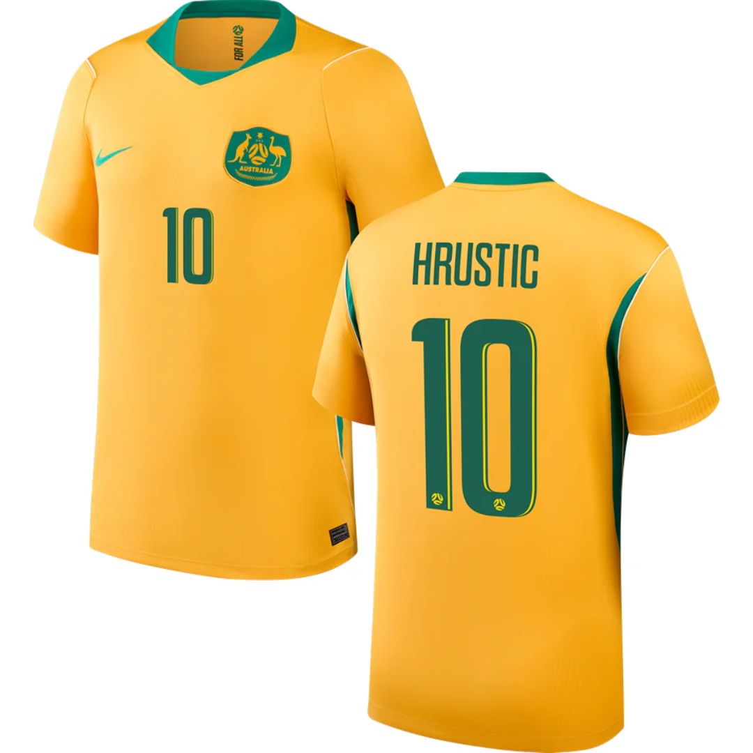 Australian Socceroos 2026 World Cup Hurstic #10 Home Jersey