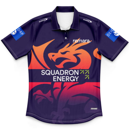 St George Illawarra Dragons 2026 Kids Warm Up Polo Shirt