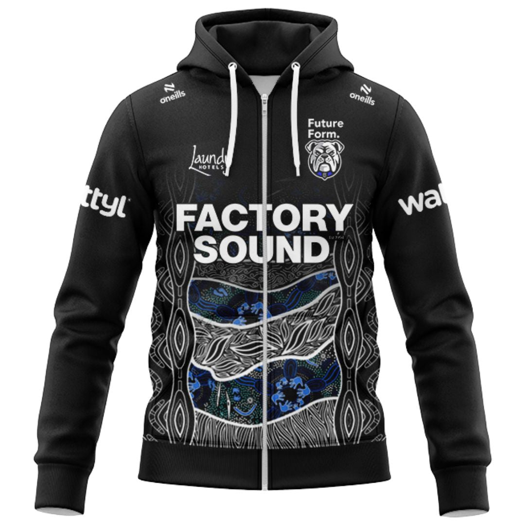 Canterbury Bankstown Bulldogs 2026 Indigenous Training Hoodie with Zipper