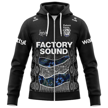 Canterbury Bankstown Bulldogs 2026 Indigenous Training Hoodie with Zipper