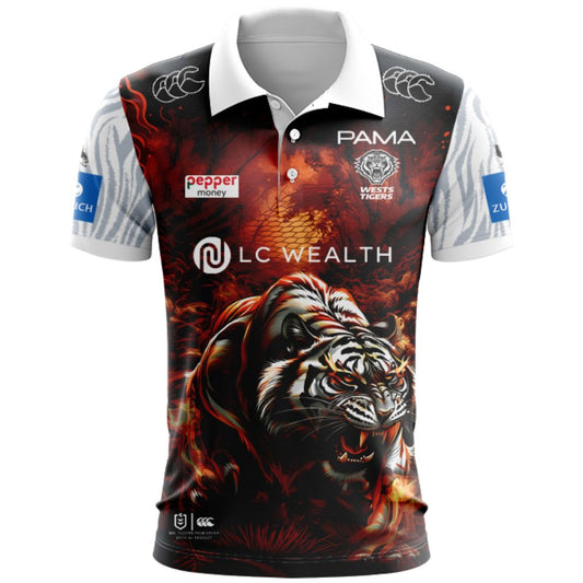 Wests Tigers 2026 Captains Run Polo Shirt