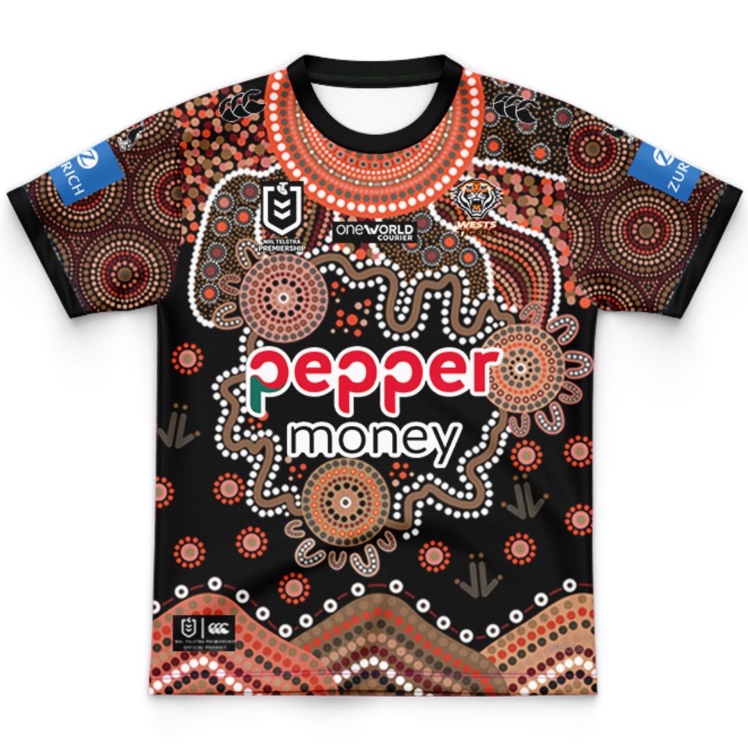 Wests Tigers 2026 Kids Indigenous Jersey