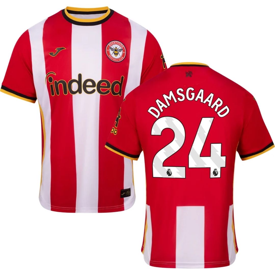 Brentford 2026/27 Damsgaard #24 Home Jersey Shirt