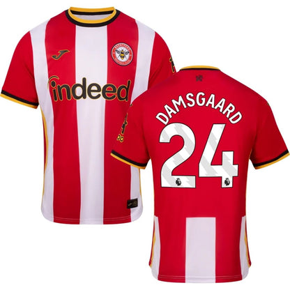 Brentford 2026/27 Damsgaard #24 Home Jersey Shirt