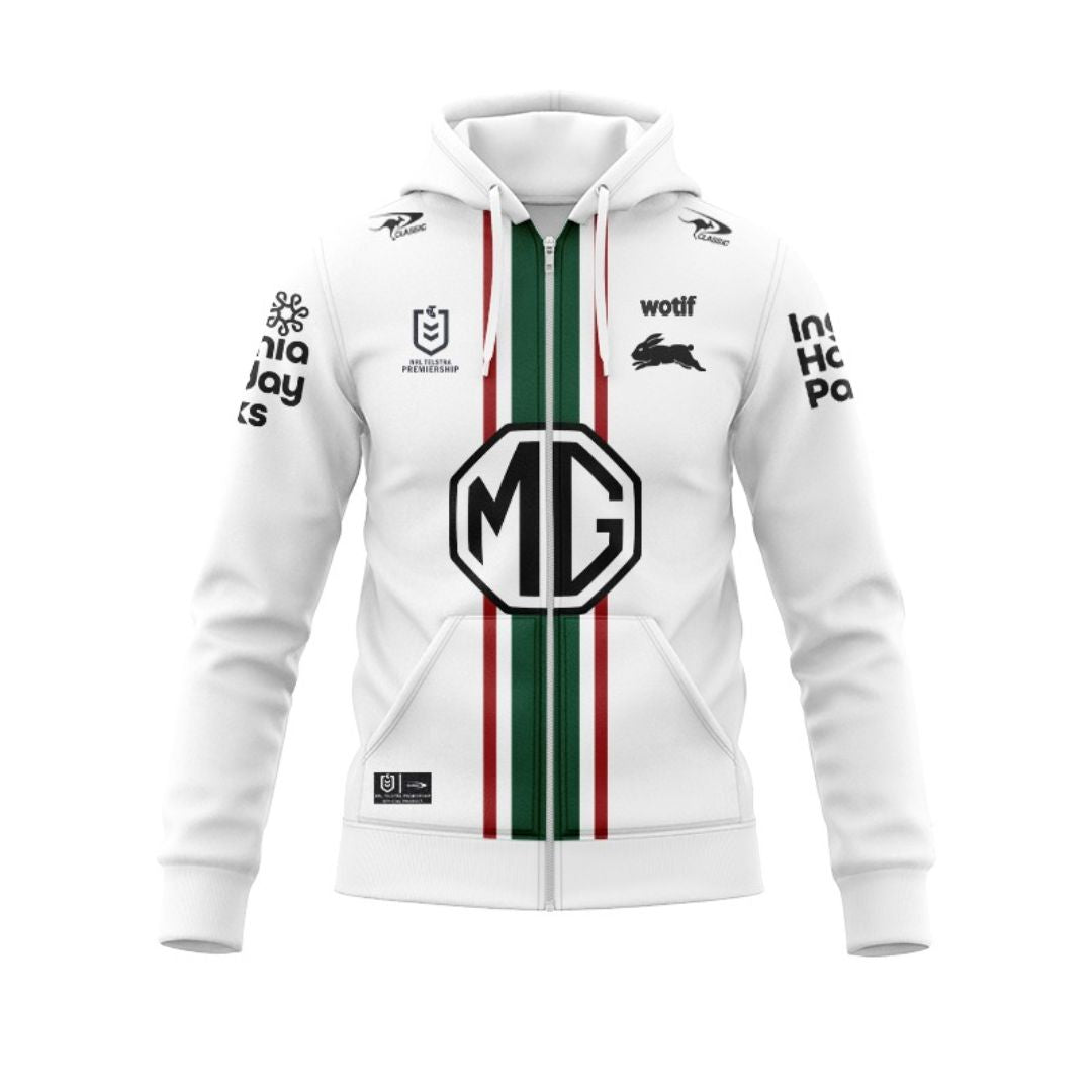 South Sydney Rabbitohs 2024 Alternate Hoodie with Zipper