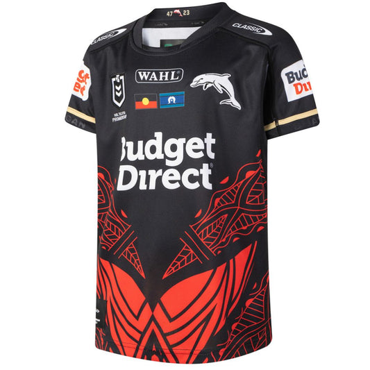 Redcliffe Dolphins 2026 Kids Indigenous Jersey