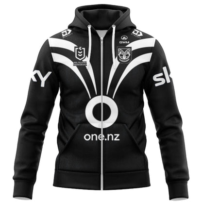 New Zealand Warriors 2025 Dear Warrior Hoodie with Zipper