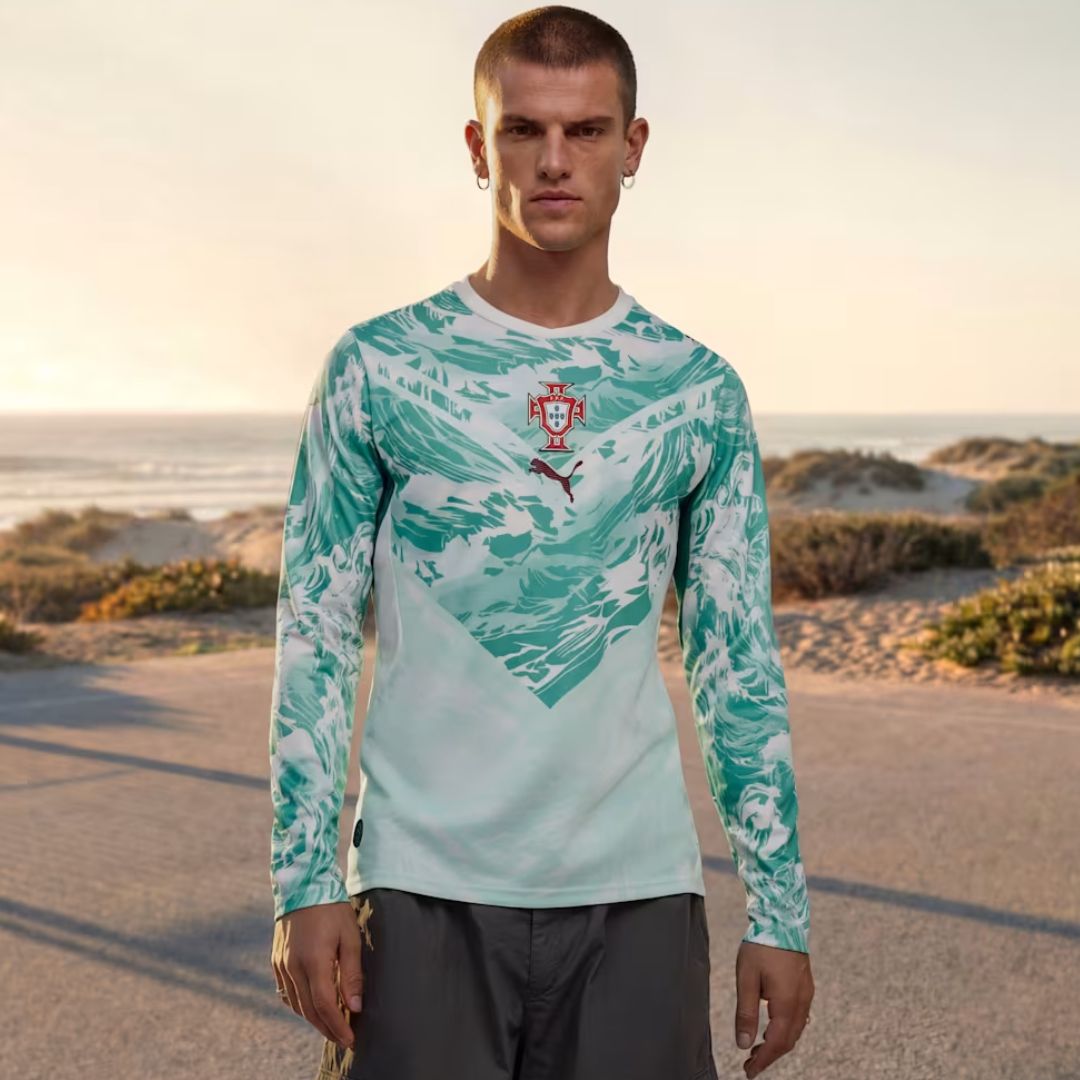 Portugal 2026 Soccer World Cup of Football Long Sleeve Away Jersey Shirt