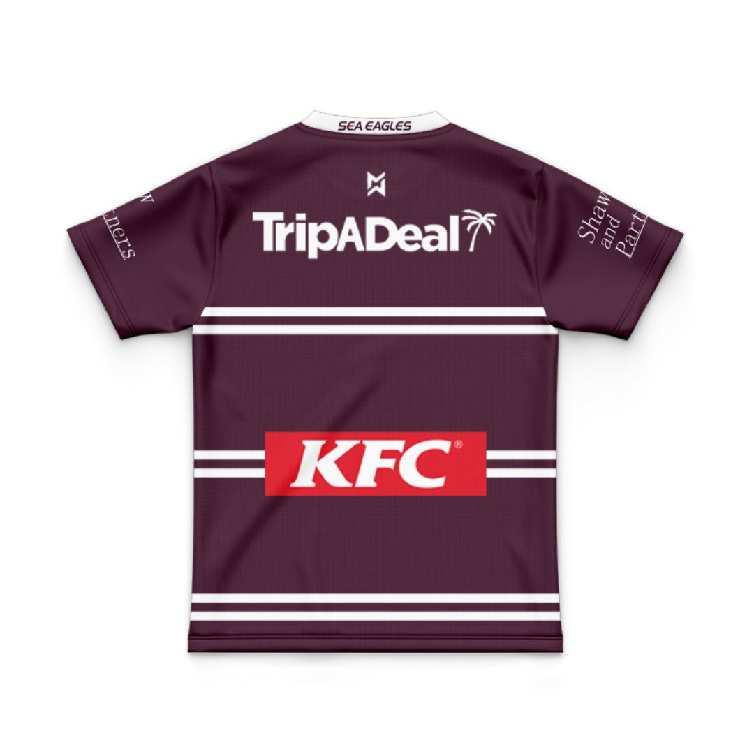 Manly Warringah Sea Eagles 2025 Kids Home Jersey