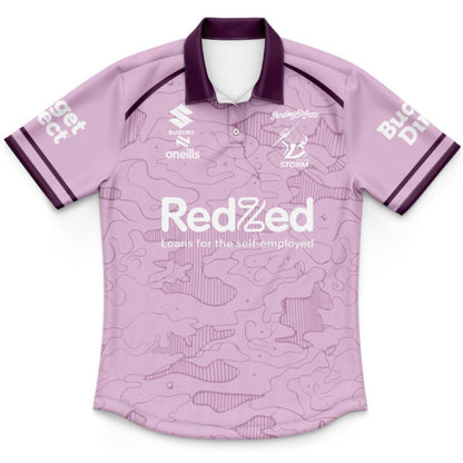 Melbourne Storm 2026 Kids Training Polo Shirt