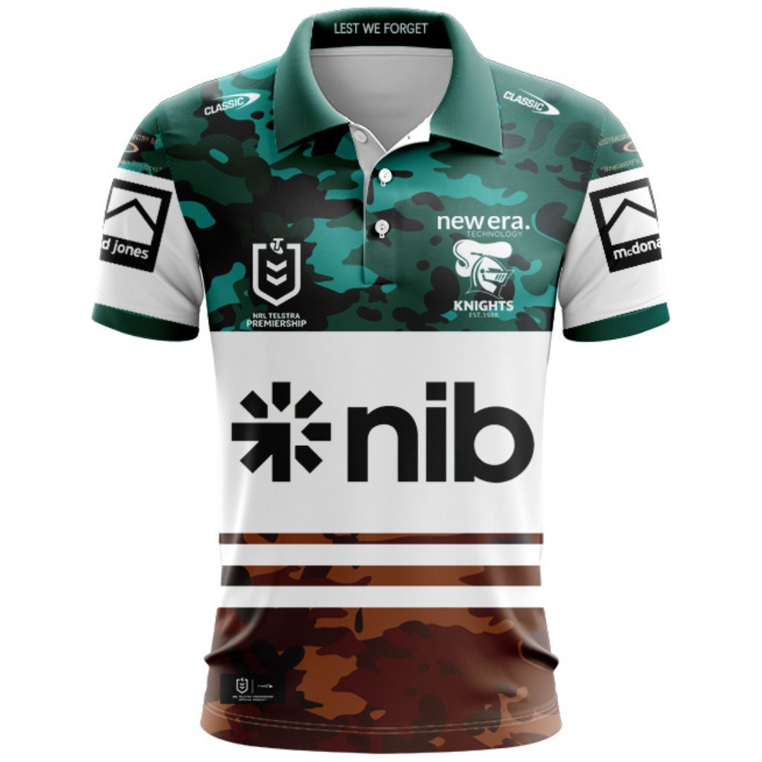 Newcastle Knights 2026 ANZAC Polo Shirt