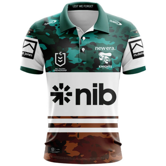Newcastle Knights 2026 ANZAC Polo Shirt