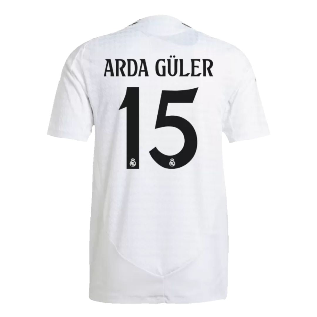 Real Madrid 2024/25 Arda Güler #15 Home Jersey Shirt
