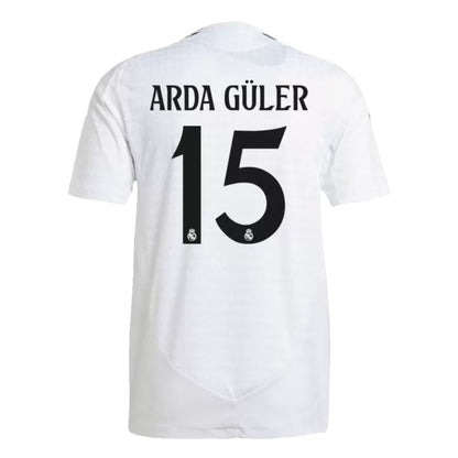 Real Madrid 2024/25 Arda Güler #15 Home Jersey Shirt