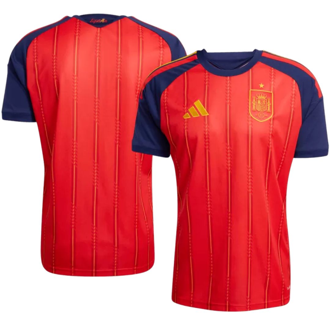 Spain 2026 World Cup Zubimendi #18 Home Jersey Shirt