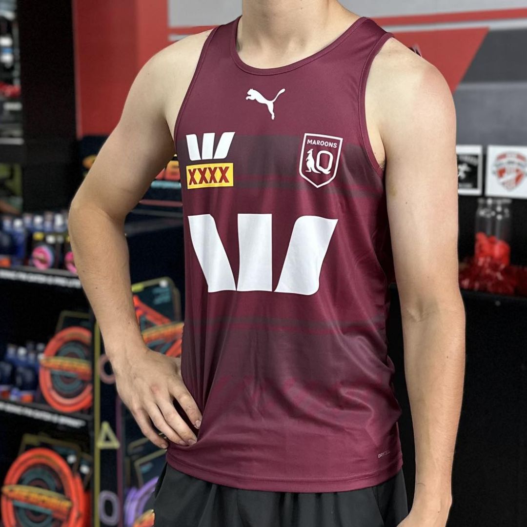 Queensland Maroons 2025 State Of Origin Training Singlet