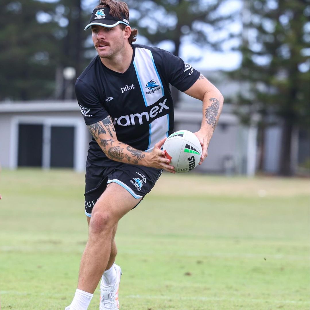 Cronulla Sutherland Sharks 2026 Black Training Shirt