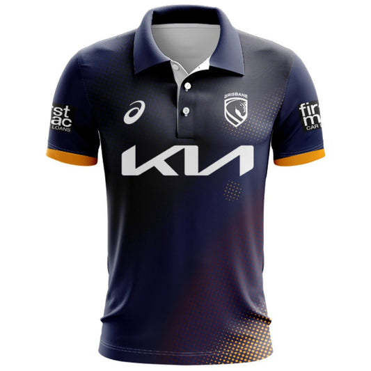 Brisbane Broncos 2026 Navy Blue Training Polo Shirt