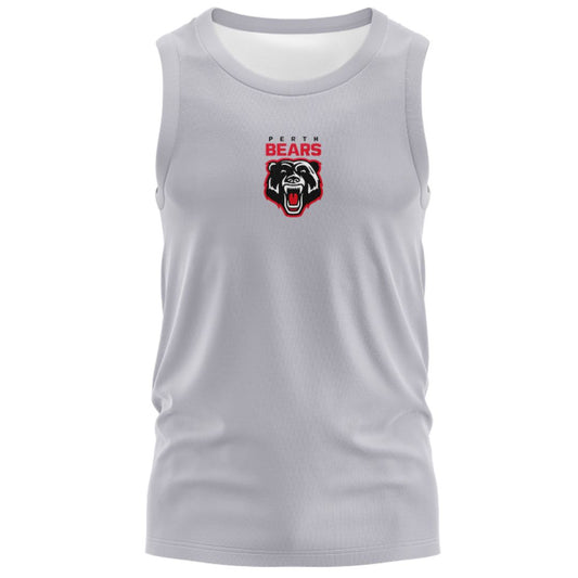 Perth Bears 2027 Black Grey Supporters' Singlet