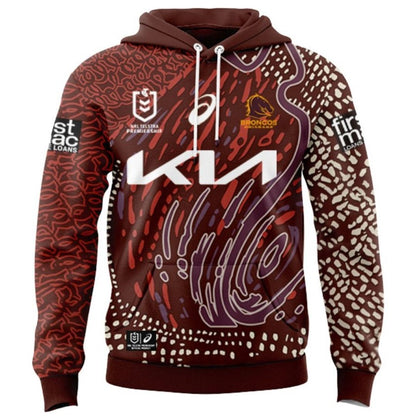 Brisbane Broncos Kids Indigenous Hoodie