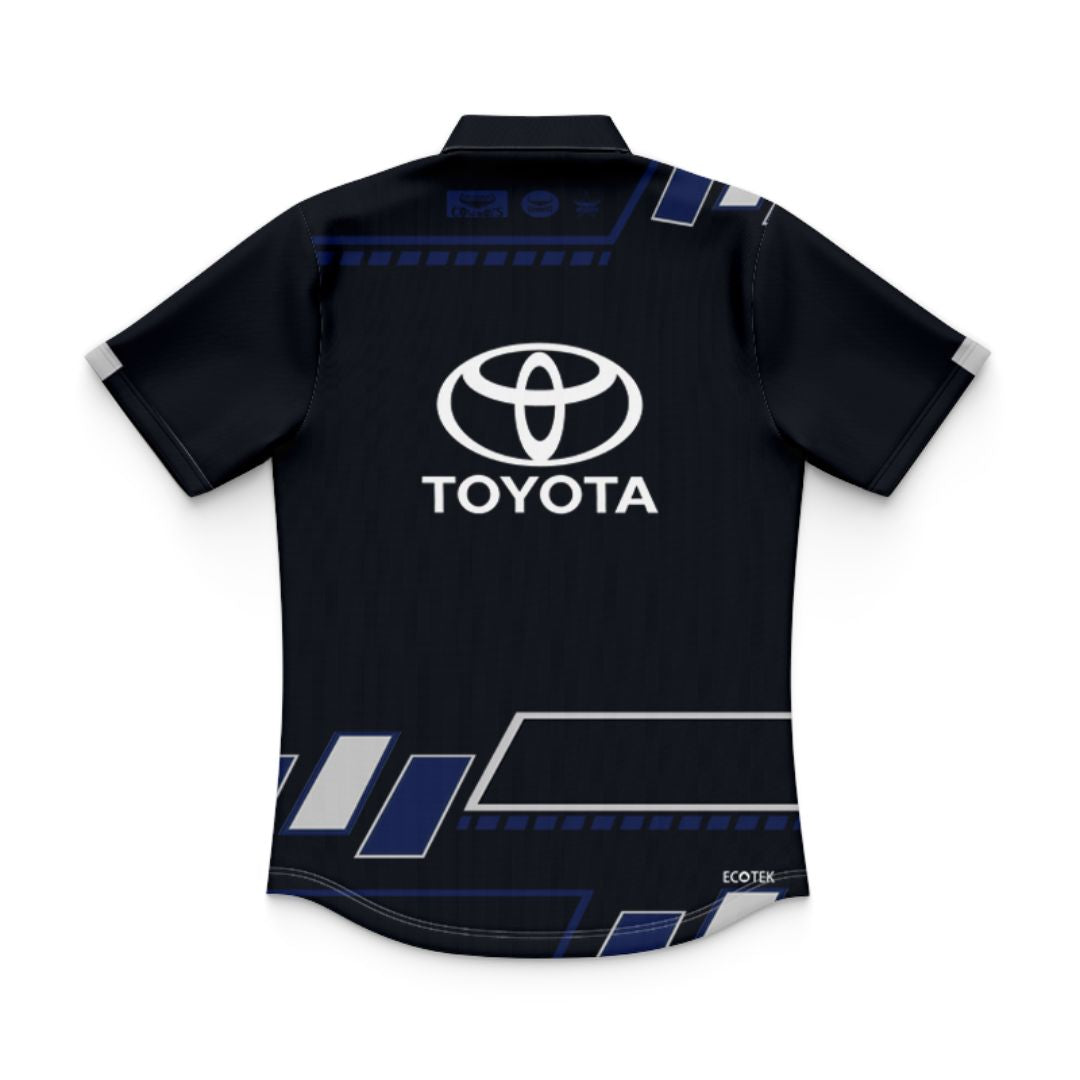 North Queensland Cowboys 2025 Kids Black Training Polo Shirt
