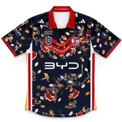 Sydney Roosters 2026 Kids Indigenous Polo Shirt