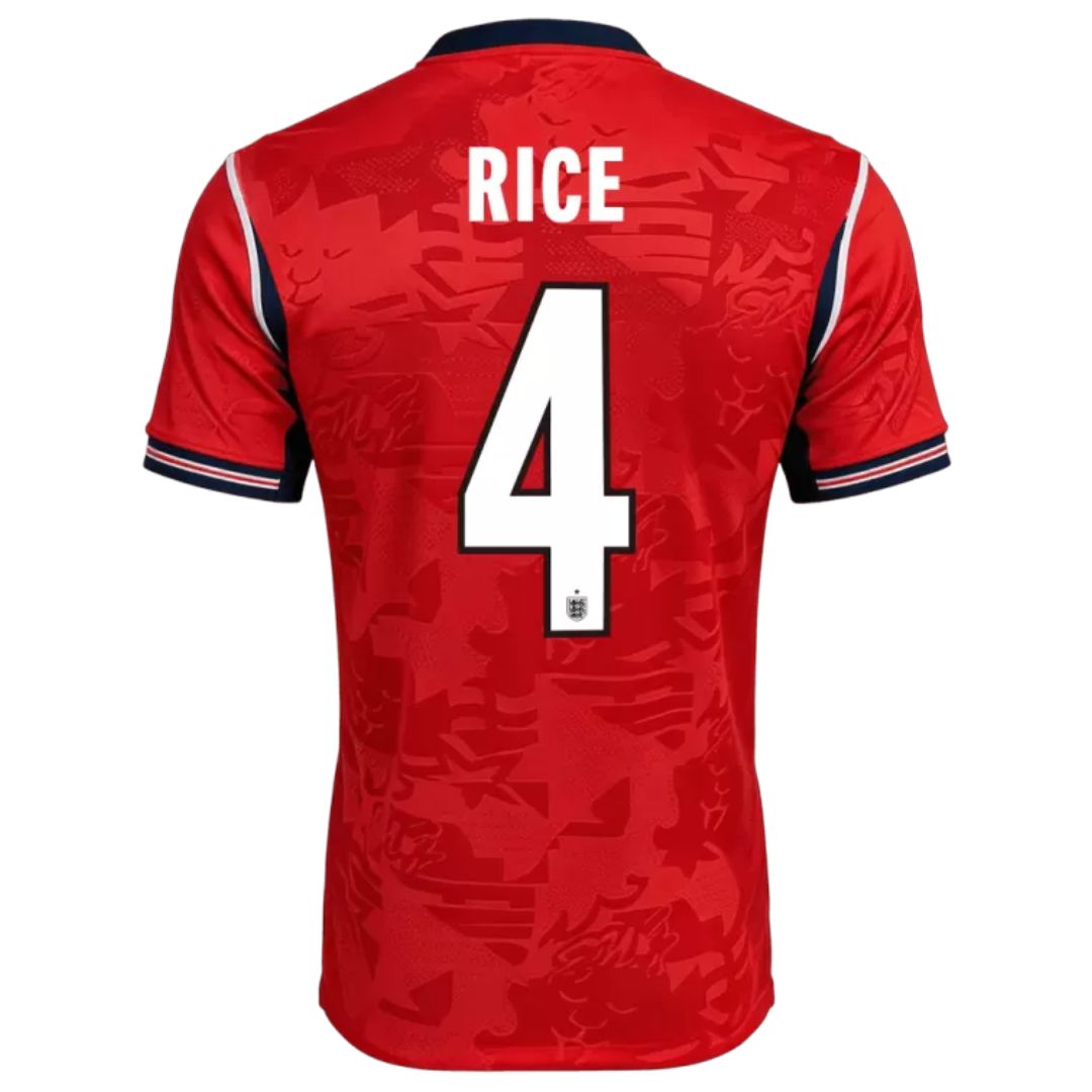 England Soccer 2026 World Cup Rice #4 Away Jersey Shirt