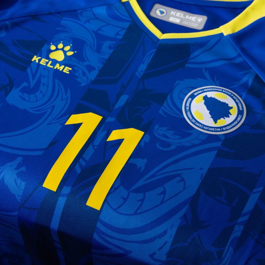 Bosnia and Herzegovina Džeko #11 Football Home Jersey Shirt