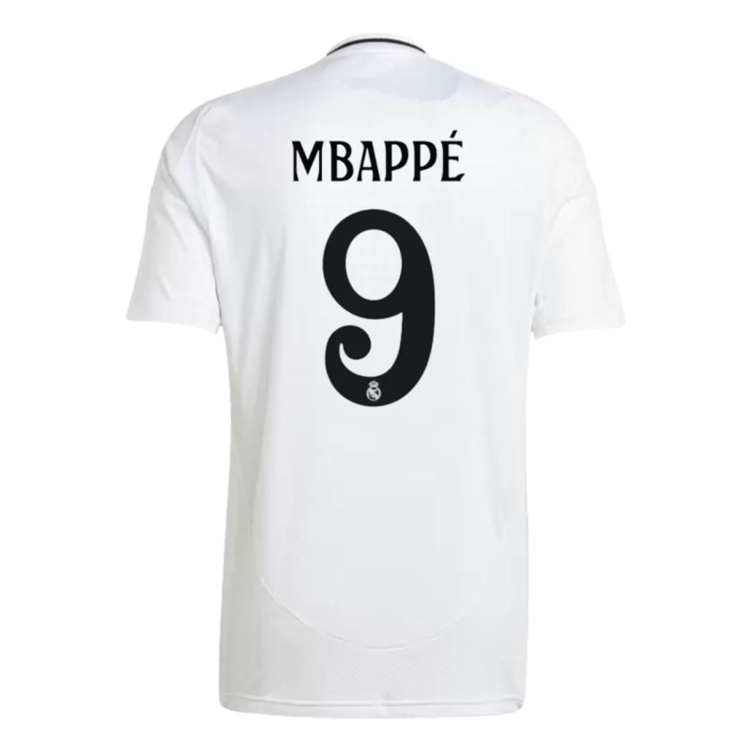 Real Madrid 2024/25 Mbappé #9 Home Jersey Shirt